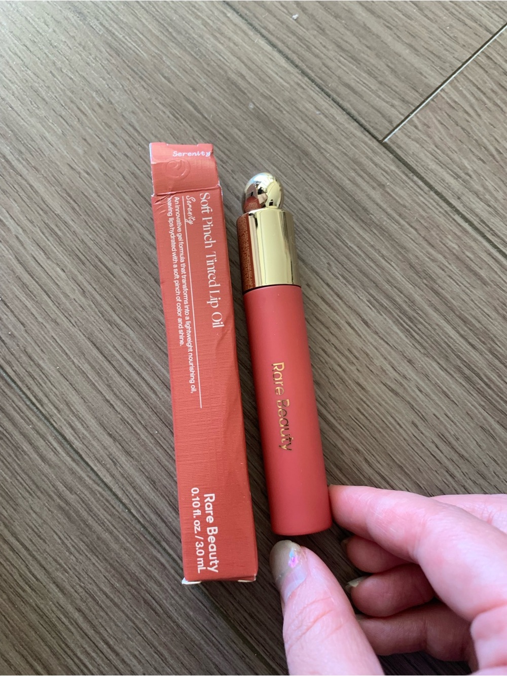 Rare Beauty Soft Pinch Tinted Lip Oil — Coral Peach